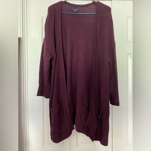 Maroon Cardigan